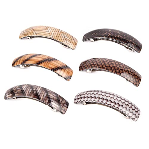 DRESSOOS 6 Stück Haarnadel Druckknopf Haarspangen für Mädchen Rutschfeste Haarklammern aus Langlebigem Material für Kinder und Veranstaltungen von DRESSOOS