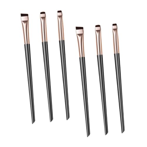 DRESSOOS 6stücke Professionelles Augen-make-up-tool Eyeliner-pinsel-set Präzisions-eyeliner-pinsel Für Make-up Make-up-pinsel-set Feine Präzision Eyeliner-make-up-pinsel von DRESSOOS