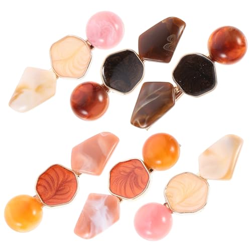 DRESSOOS 6pcs Geometrische Marmor Haar Clip Frauen Haar Zubehör Für Frauen Haarspange Clip Imitation Marmor Haarnadel DRESSOOS 6pcs Geometrische Marmor Haar Clip Frauen Haar Zubehör Für Frauen Haarspange Clip Imitation Marmor Haarnadel von DRESSOOS
