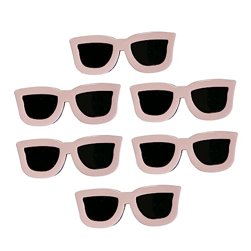 DRESSOOS 6st Lustige Haarnadel Für Sonnenbrille Haar Klammern Haarklammer Haarschmuck Haarspangen Haarspange Haarnadeln Für Mädchen Lustige Haarnadeln Metall Niedlich Clip von DRESSOOS