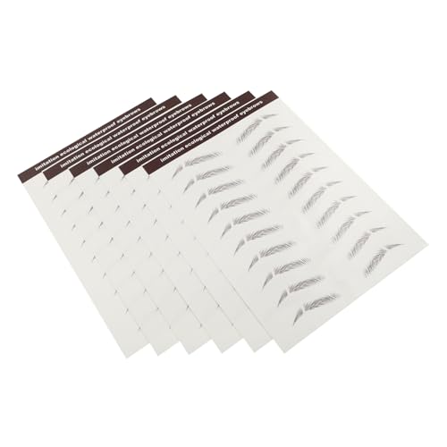 DRESSOOS 6stücke Augenbrauen Aufkleber Und Realistisch Für Volle Und Natürliche Augenbrauen Bei Lichten Oder Überzupften Brauen Einfach Anzubringen Und Langlebig von DRESSOOS