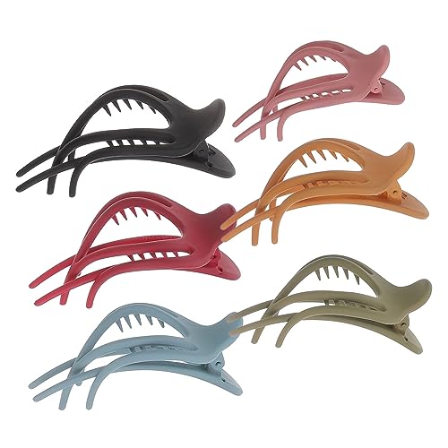 DRESSOOS 6stücke Matte Haarklammern Für Dünnes Haar Aus Robustem Kunststoff Starkem Halt Für Damen Und Mädchen Für Alltag Und Besondere Anlässe von DRESSOOS