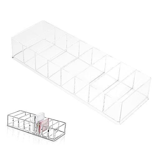 DRESSOOS 8 Kammaufbewahrungsbox Begrenzen Kosmetikvitrinen Friseur-organisator Organisatoren Der Hautpflege Lidschattenhalter-organizer Acryl Veranstalter Schreibtisch von DRESSOOS