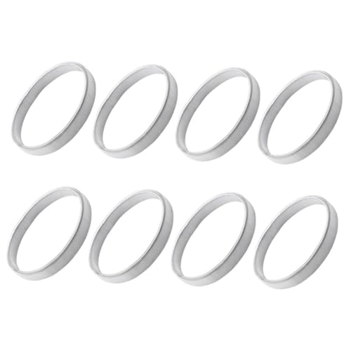 DRESSOOS 8 Stück Elastische Ärmelhalter Teilig Metall Manschetten Stretchy Armbänder für Herren Damen Langlebig Kratzfest Modisch Leichter Shirt Sleeve Fixierer für Alltag und Beruf von DRESSOOS