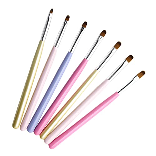 DRESSOOS 8stücke Teiliges Nagelkunst-pinselset Gel Malpinsel Für Präzise Nail Art Für Professionelle Und -nagelgestaltungen Leicht Und Komfortabel Der Handhabung Geeignet Für Maniküre von DRESSOOS
