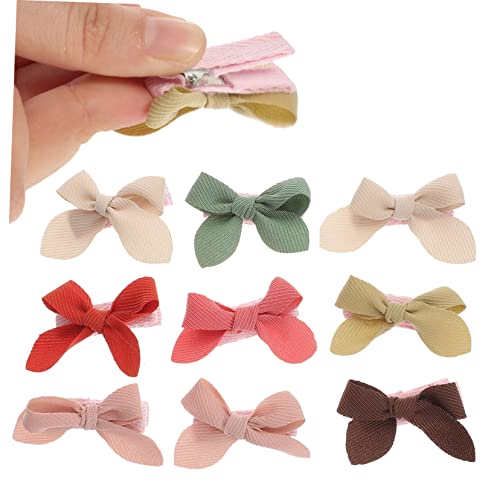 DRESSOOS Mädchen Bogen Haarnadel 9 Stücke Schmetterling Haar Clip Mädchen Haar Zubehör von DRESSOOS