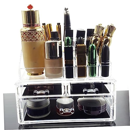 DRESSOOS Aufbewahrungsbox Für Hautpflegeprodukte – Make-up-organizer Aus Acryl Platzsparende Make-up-behälter Einfach Zu Verwenden von DRESSOOS
