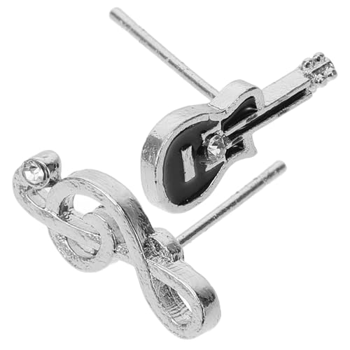 DRESSOOS Asymmetrische Noten Ohrstecker Musikliebhaber Geschenk Damen Tropfen Ohrringe Modisch Robust Alltags Schmuck von DRESSOOS