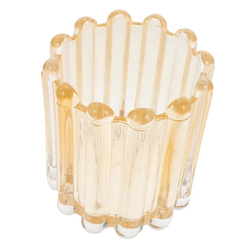 DRESSOOS Kosmetik-organizer Make-up-pinselhalter Aufbewahrungsbecher Aus Dickem Glas Für Make-up-pinsel Multifunktionaler Schreibtisch-aufbewahrungs-organizer Leicht Zu Reinigen von DRESSOOS