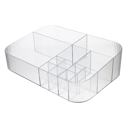 DRESSOOS Schminktisch Lippenstifthalter Kosmetik Organizer Make-up Aufbewahrungsbox Wattestäbchenhalter Kosmetikbehälter Platzsparendes Aufbewahrungsset Für Make-up-pads Und von DRESSOOS