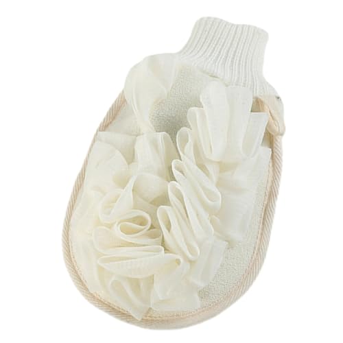 DRESSOOS Badehandschuhe Badetuch Peeling-handschuh Peeling- Peeling-körperpeeling Massage Männer Körperpeeling Handschuhe Fäustlinge Schrubbhandschuh Flachs Waschlappen Mann Gefrostet von DRESSOOS