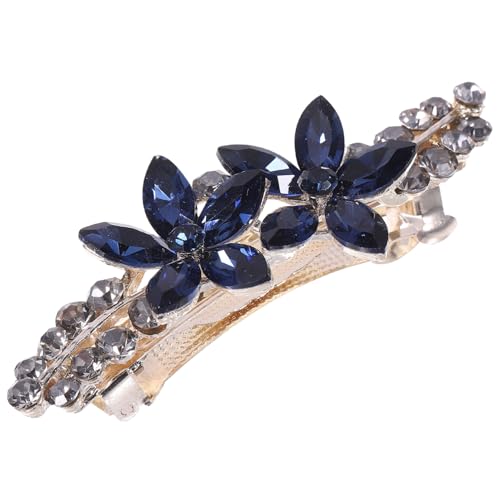 DRESSOOS Blumen Haarklammern Für Damen Mit Strasssteinen Frühling Haarnadel Haarspange Für Dünnes Haar Kleine Haaraccessoires von DRESSOOS