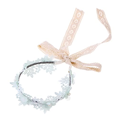 DRESSOOS Blumenkranz-stirnband Kopfbedeckung Hochzeit Stirnband Stirnbänder Für Frauen Stirnband Für Mädchen Haarschmuck Für Die Hochzeit Stirnband Knoten Haarband Green DRESSOOS Blumenkranz-stirnband Kopfbedeckung Hochzeit Stirnband Stirnbänder Für Frauen Stirnband Für Mädchen Haarschmuck Für Die Hochzeit Stirnband Knoten Haarband Green von DRESSOOS