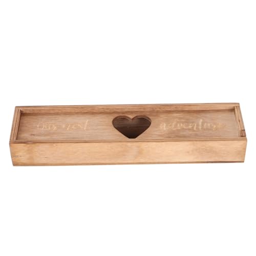 DRESSOOS Geschenkbox Aus Holz Für Schwangerschaftstests Personalisierbar Baby Mit Deckel Für Gender-Reveal-Party von DRESSOOS