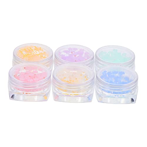 DRESSOOS Boxen Zarter Harzblumen-nageldekore Nagelkunst-zubehör Nagel-charms Für Diy-maniküre- Einzigartige Nagel-ornamente Und Kompaktes Design Für Einfachen Aufkleber von DRESSOOS