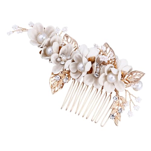 DRESSOOS Haarspangen Für Frauen Hochzeits-haarkamm Brautschmuck Junggesellinnenabschied Haarkamm Seitlicher Haarkamm Haarspange Kopfschmuck Für Besondere Anlässe von DRESSOOS