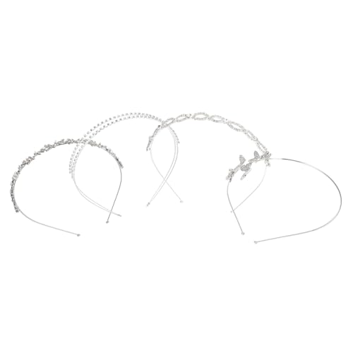 DRESSOOS Robustes Strass-stirnband-set – Schicke Kopfbedeckung Für Hochzeiten Partys Zeremonien Als von DRESSOOS