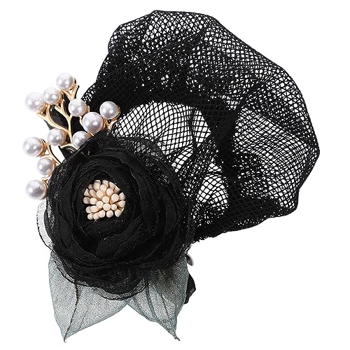 DRESSOOS Blumen-haarnetz Für Frauen Atmungsaktive Haarnetze Zur Bedeckung Von Haarknoten Für Tänzerinnen Cosplay Und Alltag von DRESSOOS