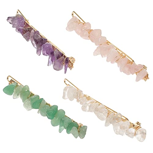 DRESSOOS Buntes Haar-accessoire-set Für Mädchen 4-teilig Kristallsteine Haarspangen Haarspangen Für Frauen Modische Haarnadel DRESSOOS Buntes Haar-accessoire-set Für Mädchen 4-teilig Kristallsteine Haarspangen Haarspangen Für Frauen Modische Haarnadel von DRESSOOS