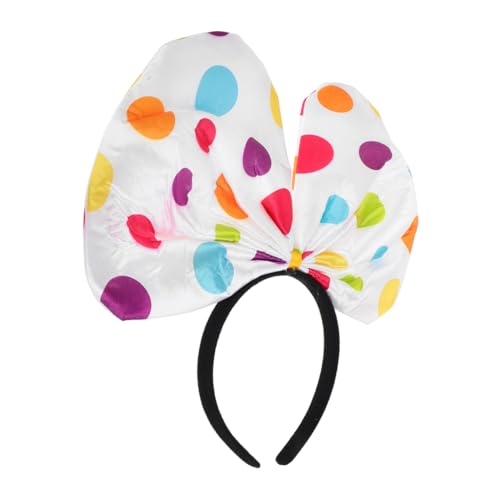 DRESSOOS Clown Stirnband mit Bunten Punkten Bequemes und Sicheres Clown Haarband für Partys Festivals Cosplay Halloween Vielseitiges Styling Anzieh Requisite von DRESSOOS