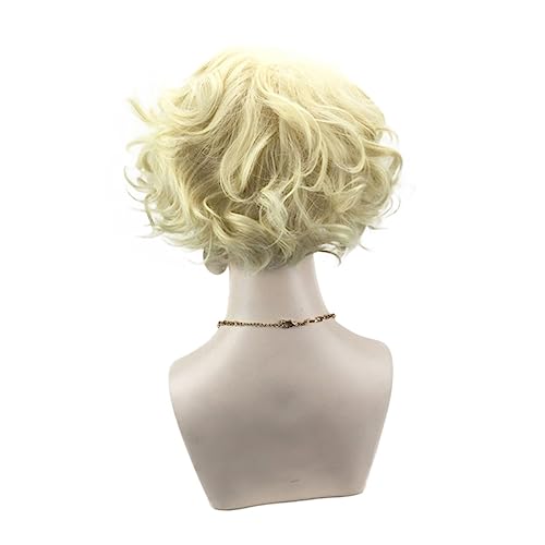 DRESSOOS Damen Perücke Kurzhaar Mit Front Lace Und Atmungsaktive Haarverlängerung Für Alltag Partys Cosplay Und Besondere Anlässe Echthaar-feeling Natürliche von DRESSOOS