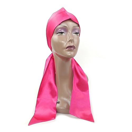 DRESSOOS Damen-kopfbedeckung Mit Clip Kein Perückenband Vorne Perücke Haarwickel Kopftuch Für Frauen Haarschal von DRESSOOS