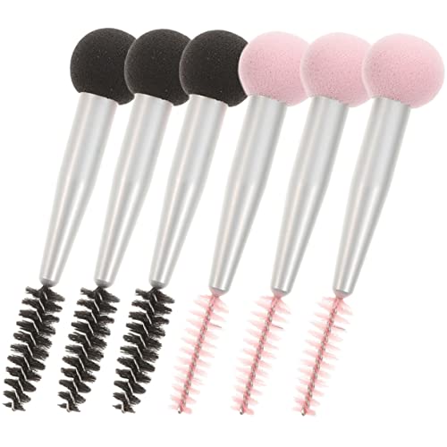 DRESSOOS 6stücke Teiliges Make-up Schwamm Doppelkopf Pinsel Für Foundation Blush Mascara Für Präzise Anwendung Und Komfortables Make-up Für Frauen Und Mädchen DRESSOOS 6stücke Teiliges Make-up Schwamm Doppelkopf Pinsel Für Foundation Blush Mascara Für Präzise Anwendung Und Komfortables Make-up Für Frauen Und Mädchen von DRESSOOS