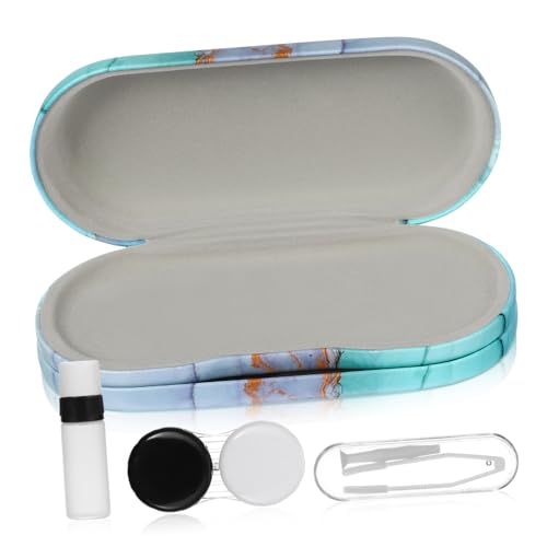 DRESSOOS Doppeltes Schichten Brillenetui Aus Pu Und Wiederverwendbare Brillenbox Transportable Aufbewahrungslösung Für Brillen Und Kontaktlinsen Für Outdoor-aktivitäten f DRESSOOS Doppeltes Schichten Brillenetui Aus Pu Und Wiederverwendbare Brillenbox Transportable Aufbewahrungslösung Für Brillen Und Kontaktlinsen Für Outdoor-aktivitäten f von DRESSOOS