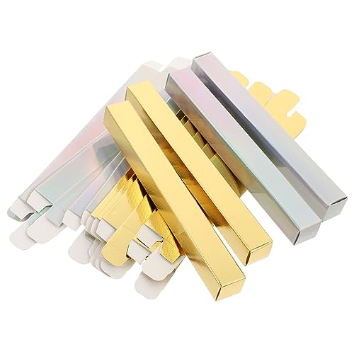 DRESSOOS 50er-pack Lippenstiftboxen – Papiermaterial Etuis Lippenstiftverpackung Lipgloss-boxen Eyeliner-etuis Kosmetikaufbewahrung von DRESSOOS