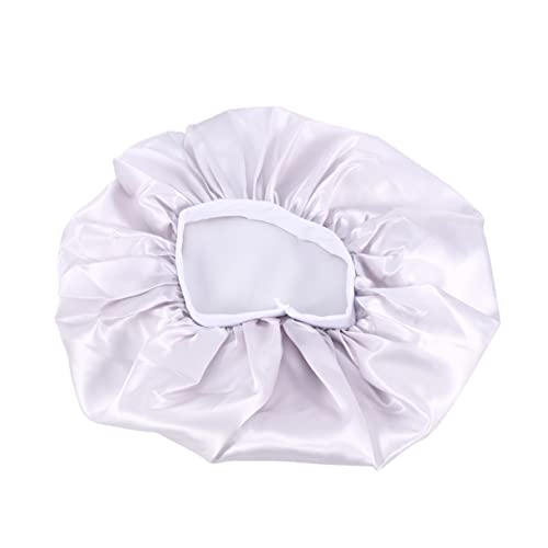 DRESSOOS Elastischer Satin - Groß Damen-schlafmütze Bademütze Für Chemotherapie-patienten von DRESSOOS