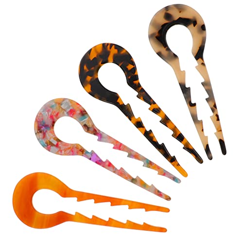 DRESSOOS Elegante Haarstäbe in U-form Aus Acetat Haarnadel Haarknotengabel Für Damen Haar-accessoires DRESSOOS Elegante Haarstäbe in U-form Aus Acetat Haarnadel Haarknotengabel Für Damen Haar-accessoires von DRESSOOS