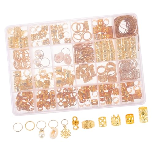 DRESSOOS Eleganter Goldener Haarschmuck Zopf 257 Stück Haarzöpfe Dekorationen Modisches Haar-accessoire Angenehm Zu Tragen DRESSOOS Eleganter Goldener Haarschmuck Zopf 257 Stück Haarzöpfe Dekorationen Modisches Haar-accessoire Angenehm Zu Tragen von DRESSOOS