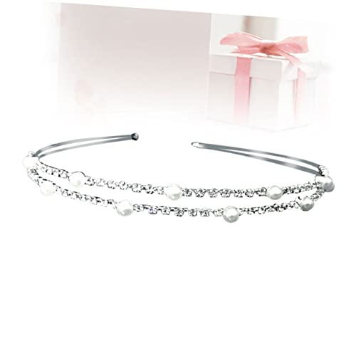 DRESSOOS Eleganter Haarreifen Für ädchen Diadem Haarschmuck Mit Strass Für Modischer Haarband Für Besondere Anlässe Und Alltagsstylings von DRESSOOS