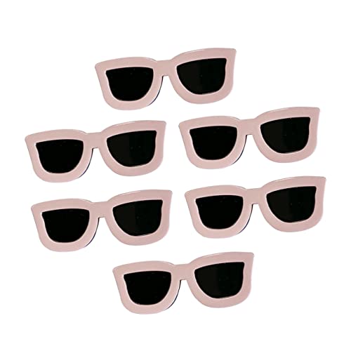 DRESSOOS 6stücke Sonnenbrille Haarklammern Für Mädchen Lustige Haarspangen Im Sonnenbrillen-design Kreative Haaraccessoires Zur Perfekten Dekoration Für Jede Gelegenheit von DRESSOOS
