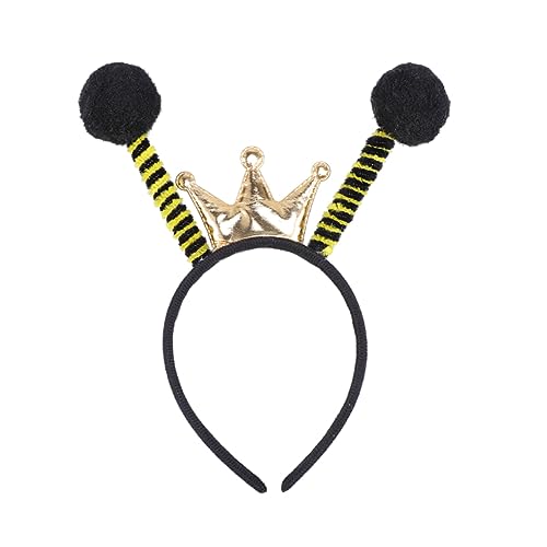 DRESSOOS Süßes Antennen-stirnband Mit Biene Ameise Fliege Marienkäfer Kopfbedeckung Partygeschenke Für Jungen Und Mädchen Schwarze Antennen von DRESSOOS