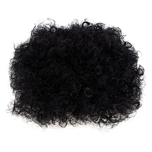 DRESSOOS Explosiver Haarsack Afro-perücken Afro Puff Synthetische Perücken Afro Lockige Brötchenhaarperücken Frauen Kopfschmuck Hochtemperatur-chemiefaser Flauschige Haarschmuck Fräulein von DRESSOOS