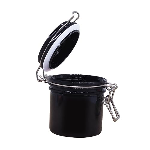 DRESSOOS Eyelash Extension Aufbewahrungsbox Versiegelte Wimpernkleber-organizer Kompakte Langlebige Storage Box Für Schönheitsanwendungen Schwarz von DRESSOOS