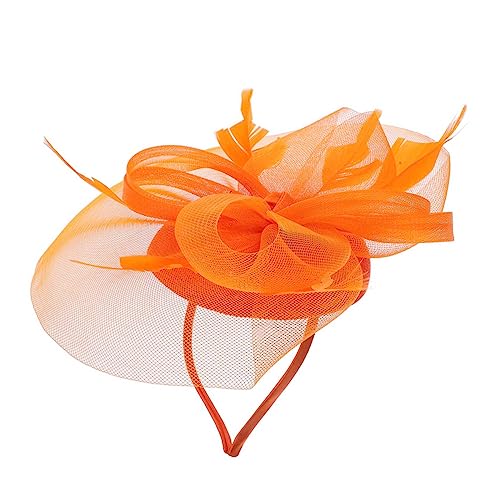 DRESSOOS Fascinator-hut Für Damen Für Hochzeiten Braut Fascinator-hut Netz-kopfbedeckung Modisches Kopfstück Für Teeparty Abendkleid von DRESSOOS