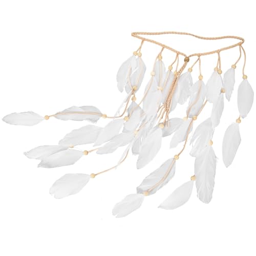 DRESSOOS Elegantes Feder-haarband Für Damen Kopfbedeckung Hochzeit Haarband Karneval Kopfbedeckung Damen-stirnband Für Besondere Anlässe Weiches Material von DRESSOOS