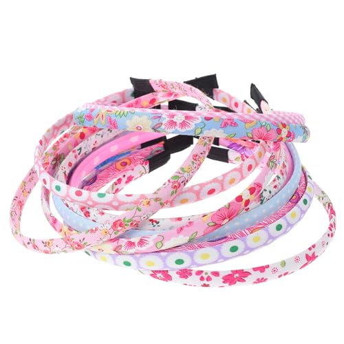 DRESSOOS 12pcs Floral Kinder Haarband Set Mädchen Der Dekorative Festival Headwear Requisiten Für Karneval von DRESSOOS