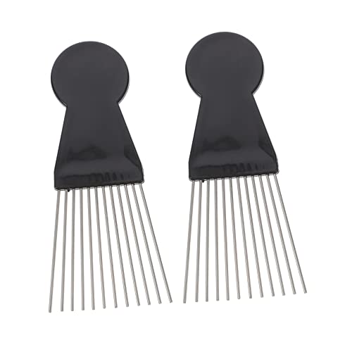 DRESSOOS 2stücke Pickkamm Haarkamm Für Männer Afro-pickkamm Mit Stücken Barber Haar Styling Kämme Für Haartypen Und Altersgruppen von DRESSOOS