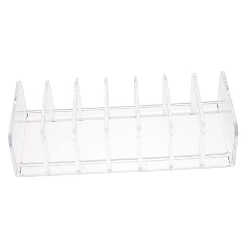 DRESSOOS Transparente Augenmakeup Aufbewahrung Fächer Lidschatten Organizer Für Kosmetik Schminktisch Und Badezimmer Praktischer Make-up Mit Geteiltem Design von DRESSOOS