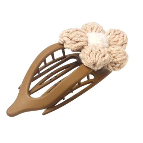 DRESSOOS Kleine Fascinator Für Damen Haarblumen Accessoires Dekorative Haarspangen Blumen-haarklammern Für Frauen Und Mädchen Handgehäkelte Blumenspangen Mit Entenschnabelclip von DRESSOOS