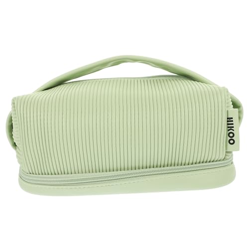 DRESSOOS Große Kosmetiktasche Mit Fassungsvermögen Reise-Aufbewahrungstasche Tragbarer Organizer Für Mädchen Mit Reißverschluss Und Griff Für Reisen Hause von DRESSOOS