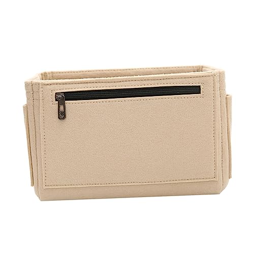 DRESSOOS Große Kapazität Filz Kosmetiktasche Schminktasche Make-up Tasche Mit Reißverschluss Für Frauen Und Kosmetik Organizer von DRESSOOS
