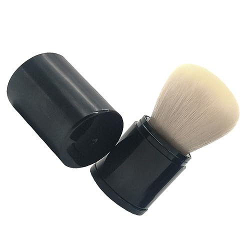 DRESSOOS Blush Pinsel Mit Tragbarem Griff Teleskop-kosmetikpinsel Puder-rougepinsel Langlebiger Make-up-pinsel Für Frauen Mädchen Und Damen Weiße Faser von DRESSOOS