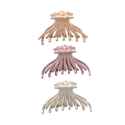 DRESSOOS Haar-accessoires Für Frauen 3 Stück Haarspange Kieferspange Nicht-haarspange Für Pferdeschwanz Kopfbedeckung Haarspangen von DRESSOOS