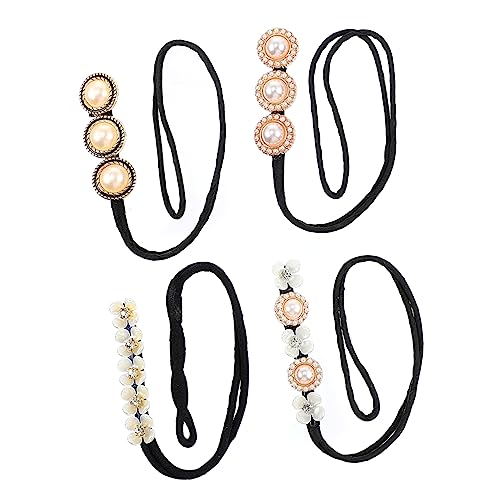 DRESSOOS Haar-accessoires Für Mädchen 4 Stück Haarstyling Modischer Haarknoten-maker Haar-donut-dutt-maker Haarstyling-zubehör Haarmodellierungswerkzeug Stirnband Zufälliger Stil von DRESSOOS