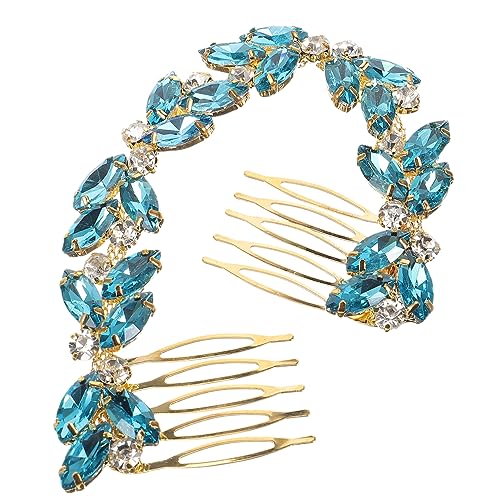 DRESSOOS Einzigartiger Haarkamm Mit Strasssteinen Für Frauen Und Mädchen Hochzeit Party Brautschmuck Haarnadel von DRESSOOS