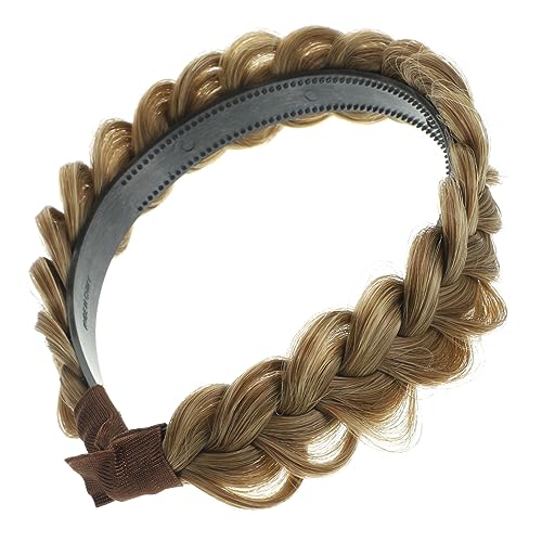 DRESSOOS Damen-stirnband Kopfschmuck Für Mädchen Haarschmuck Für Damen Böhmischer Geflochtener Kopfschmuck Haarschmuck Für Frauen Haarteil Für Frauen Haargummis 22t Harz Fischgrätengeflecht von DRESSOOS